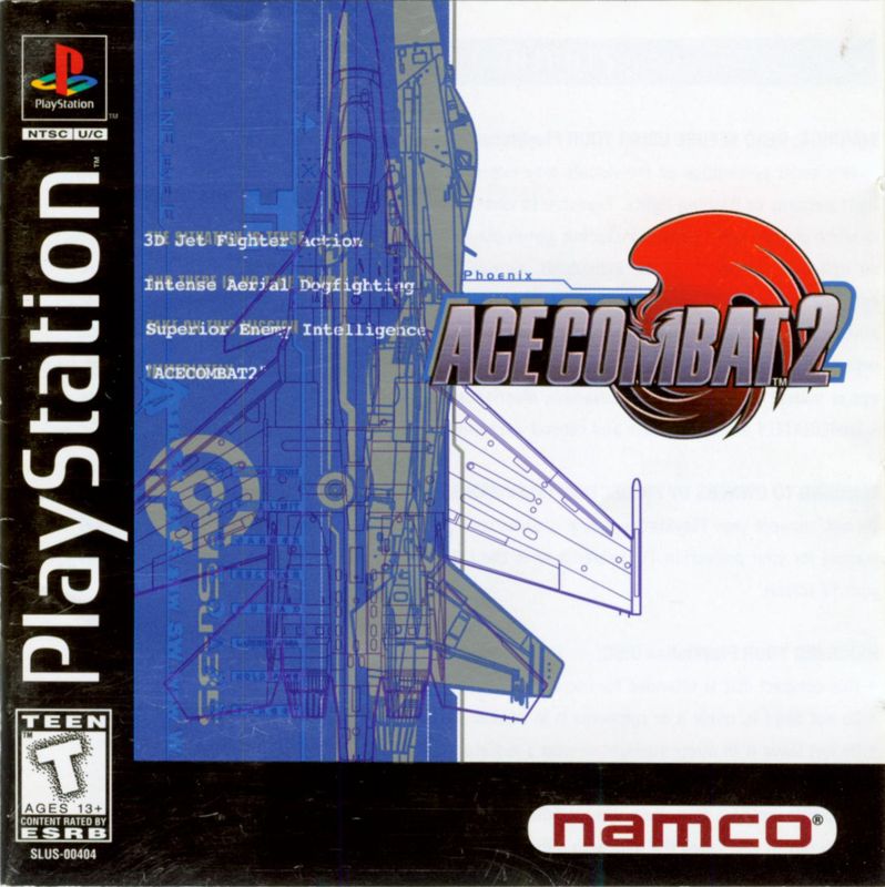 Ace Combat 2 box art for Playstation